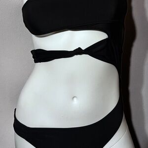 Unbranded One piece cutouts black swimsuit size small